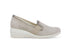 Melluso Scarpe Slip-On Zeppa Comfort per l'Estate Tomaia Pelle Beige R30618Z-243445